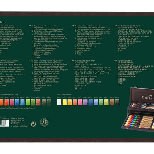 Faber-Castell Art & Graphic Compendium – 53-teiliger Holzkoffer