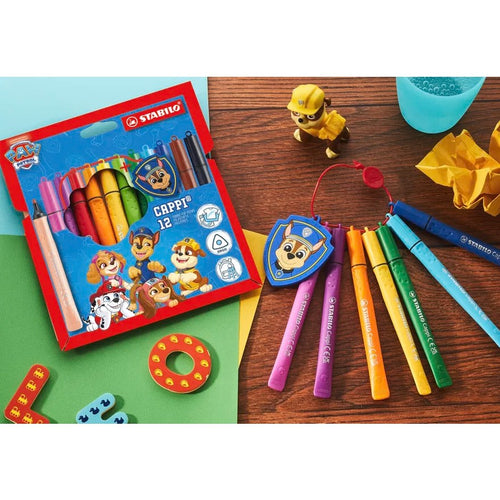 Filzstift mit Kappenring STABILO® Cappi® PAW Patrol Etui