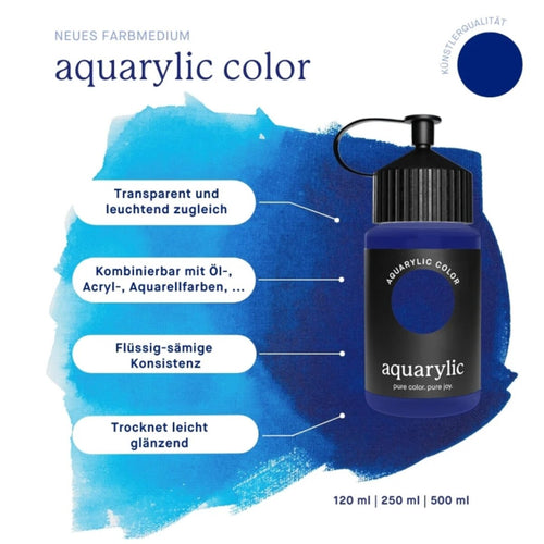 Aquarylic Color 30 ml Acrylfarbe Titanweiß