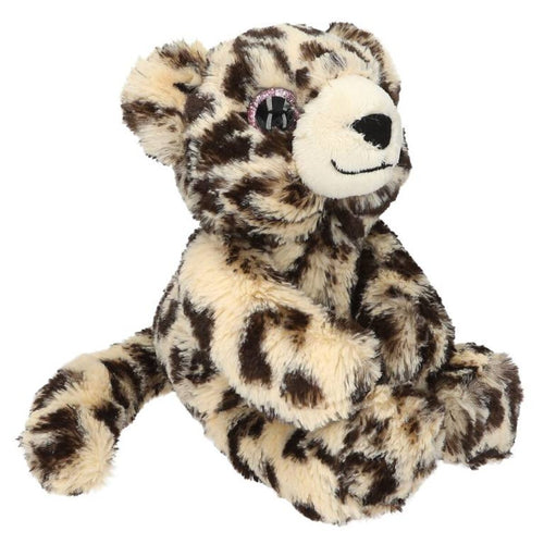 Depesche SNUKIS Plüsch Leopard mit Glitzeraugen 25 cm