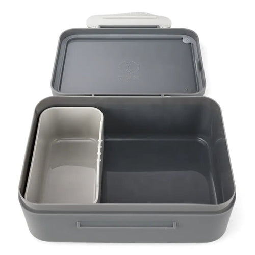 ergobag Brotdose Weltall grau 0,5 x 17 x 12 cm besonders leicht und robust