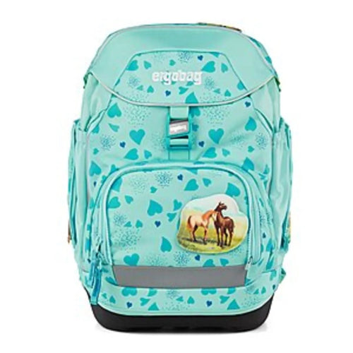 ergobag Pack Set Schulranzen-Set ReitBärtraum, 6-teilig Blau Türkis 20 Liter