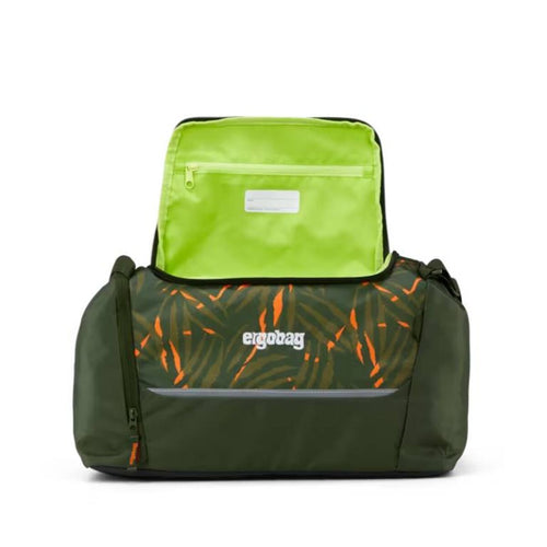 ergobag Sporttasche ExBärdition grün orange 26,5 Liter 21 x 21 x 42 cm