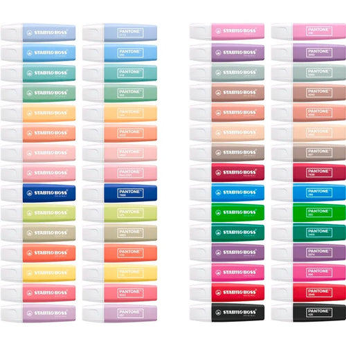 Textmarker Tischset „STABILO BOSS x PANTONE“