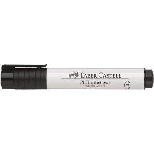 Faber-Castell Tuschestift Pitt Artist Pen 2,5 mm Rundspitze weiß