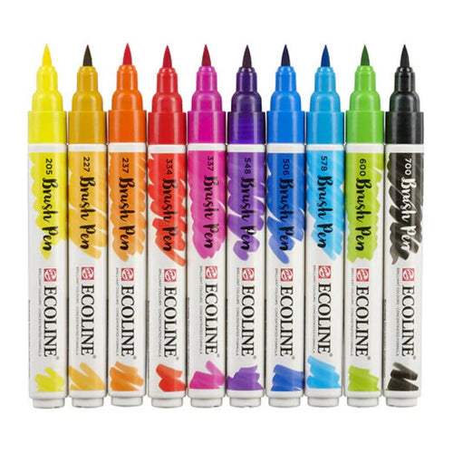 Royal Talens Ecoline Brush Pen Set 10 Farben