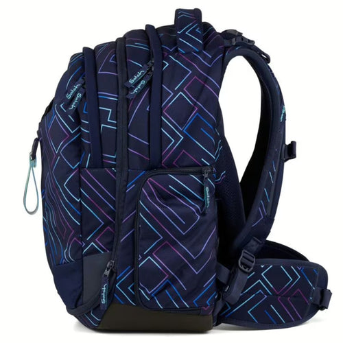 Match Schulrucksack Purple Laser