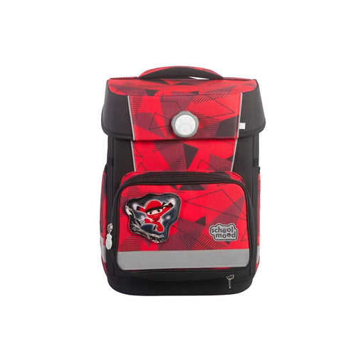 School-Mood Schulranzenset Champion Pro Kai Ninja, 7-teilig 21,5 Liter
