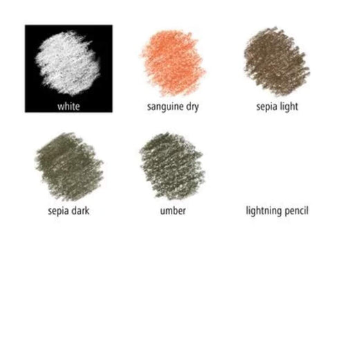 STAEDTLER® Pastellstift Lumog. 6x BK FSC 100%