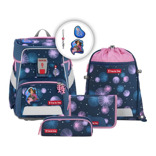 Step by Step SPACE Schulranzen-Set Mermaid Delia, 5-teilig