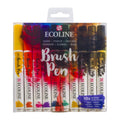 Royal Talens Ecoline Brush Pen Dunkeltönen-Set 10 Farben