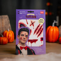 Abziehtattoos für Gesicht und Körper