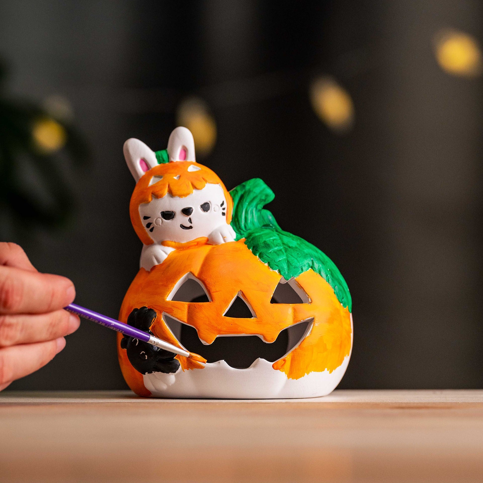 Halloween-Kerzenhalter-Deko-Set - Paint Your Halloween