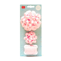 BOWS & RIBBON SET - PINK