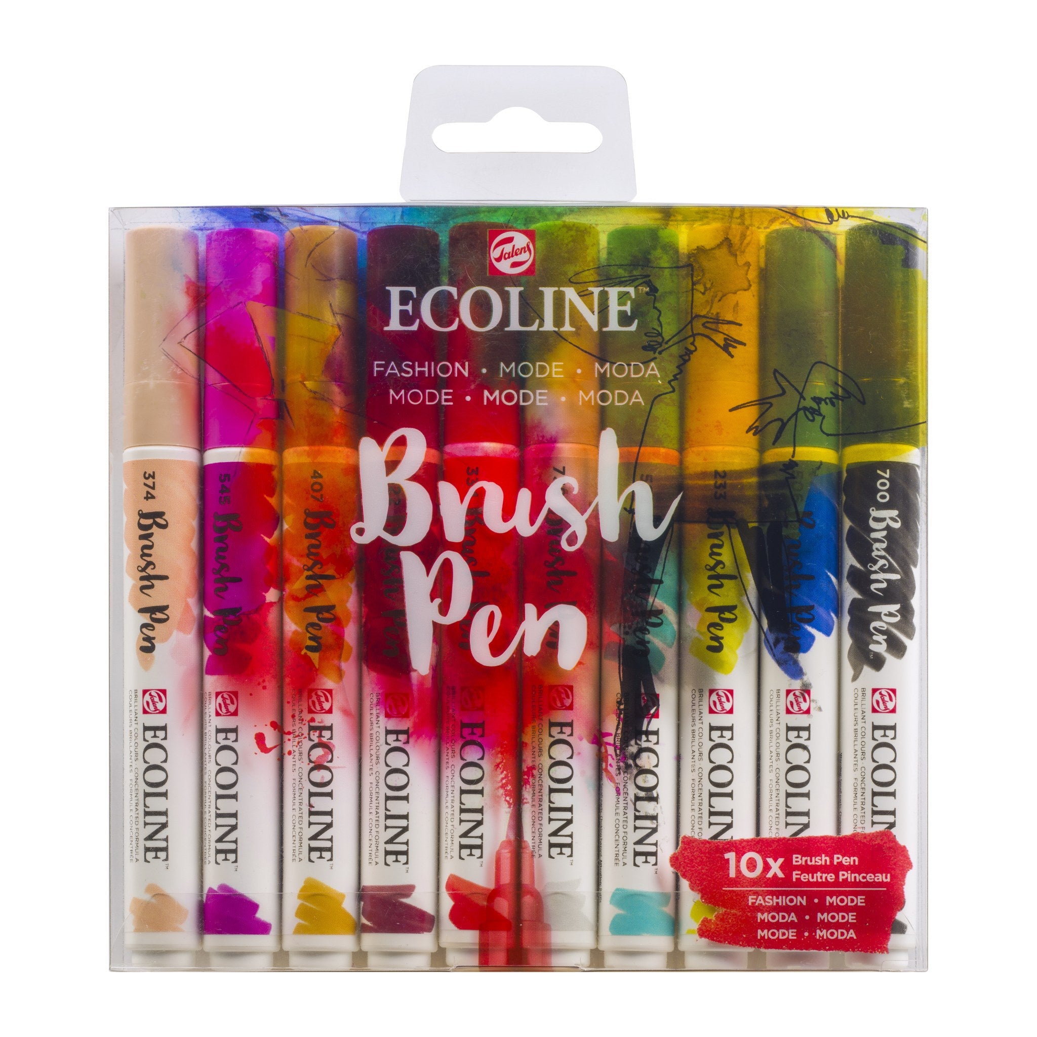 Ecoline Brushpen Set 10 Mode