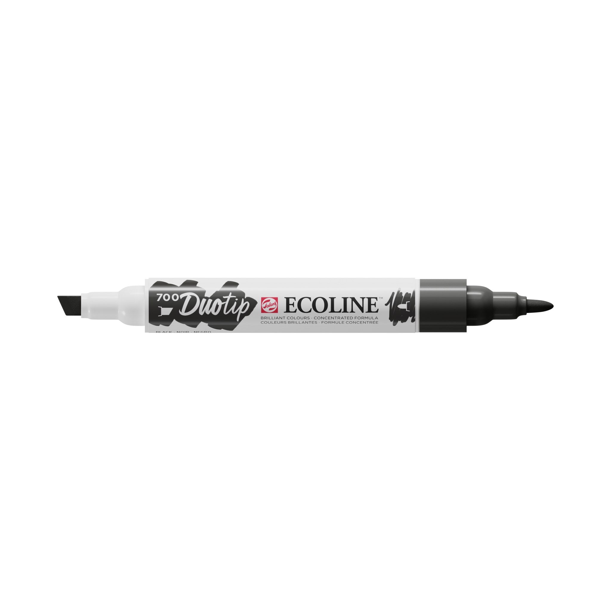 Ecoline Duotip Marker Schwarz 700