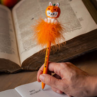 Leuchtender Kugelschreiber - Pumpkin Bunny - Writing is Magic