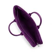 Tasche filofax Microfiber portfolio tote Purple – Elegante Business- und Laptoptasche - Ansicht 3