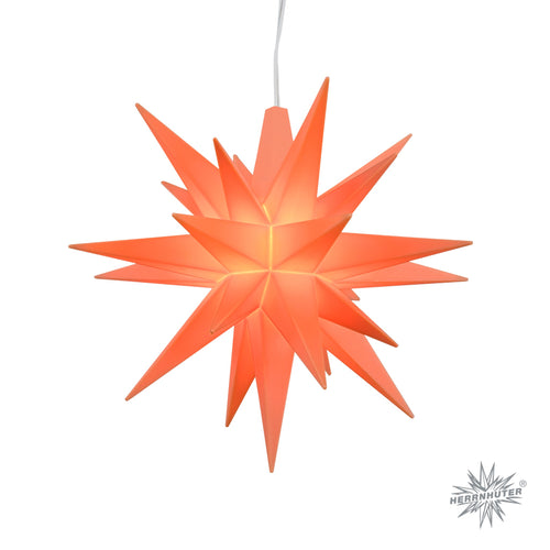 Herrnhuter Miniaturstern Sonderedition 2026 apricot ca. 8cm, Plastik, inkl. LED E5,5