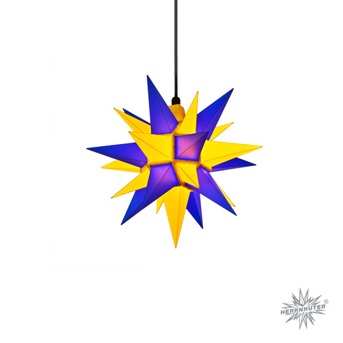 A4-ca. 40cm, Kunststoff blau/gelb Oberlausitz Edition