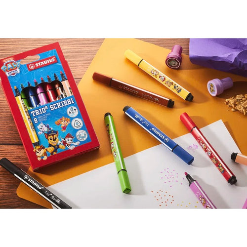 Dreikant-Filzstift STABILO® Trio® Scribbi PAW Patrol Etui