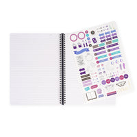 SPIRAL-BOUND NOTEBOOK - LINIERTES HEFT MIT SPIRALBINDU - MOTH