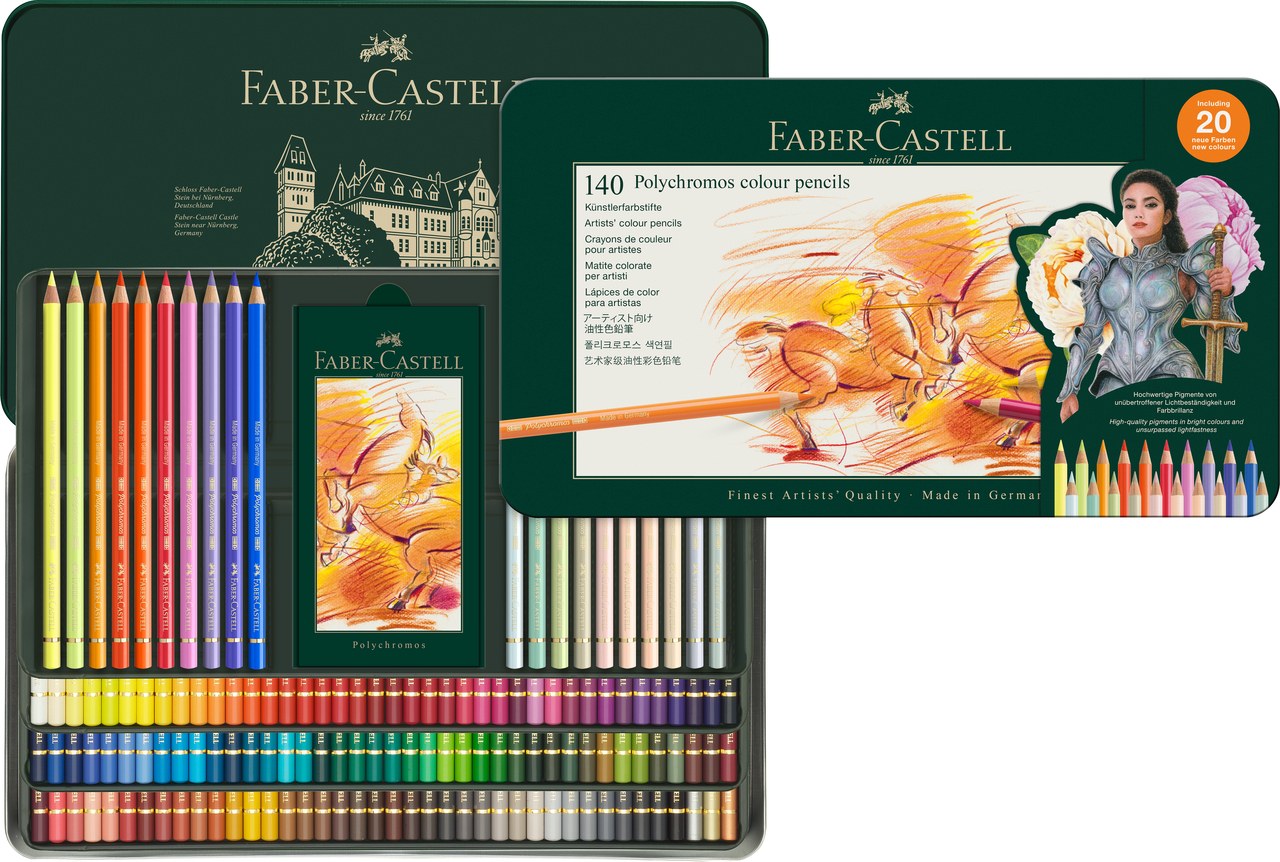 Faber-Castell Polychromos 140 Stifte im Metalletui