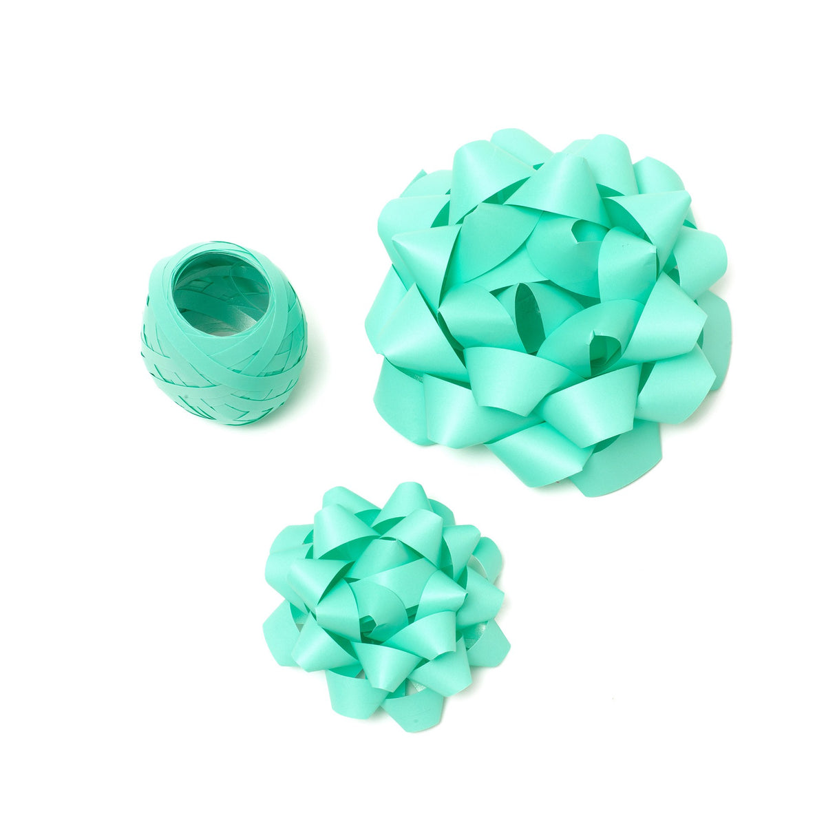BOWS & RIBBON SET - AQUA