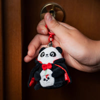 Panda-Plüsch-Schlüsselanhänger "Bam-Boo!" Halloween - Tiny Super Soft!