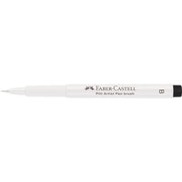 Faber-Castell Tuschestift Pitt Artist Pen B mit Pinselspitze, weiß