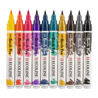 Royal Talens Ecoline Brush Pen Dunkeltönen-Set 10 Farben