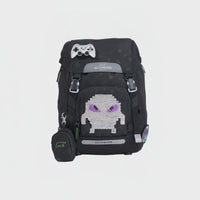 Beckmann Classic Maxi Schulranzen 6-teiliges Set, Pixel