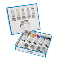 Schmincke AKADEMIE Acryl Kästen Kartonset, Primärset 5 x 60 ml - Produktansicht bei Farbe und mehr