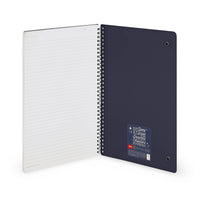 SPIRAL-BOUND NOTEBOOK - LINIERTES HEFT MIT SPIRALBINDU - MOTH