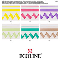 Ecoline Duotip Botanik-Set | 6 Farben