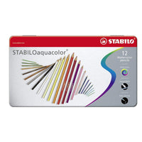 STABILOaquacolor Metalletui ARTYplus mit 12 Farbstiften - Produktansicht bei Farbe und mehr