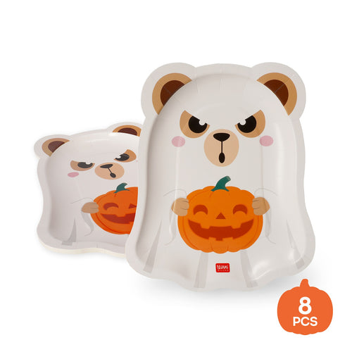 Set mit 8 Papptellern - Boo Appétit!