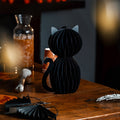 Halloween-Deko im Wabendesign - Meeoow