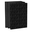 Beckmann Buchumschlag, universelle Größe 3er Pack, Black