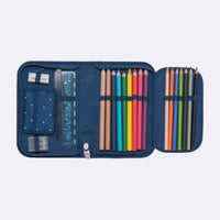 Beckmann Schulrucksack-Set Classic "Pet Friends blue" 7-teilig
