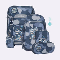 Beckmann Schulrucksack-Set Classic Tiger Race, 7-teilig - Produktansicht bei Farbe und mehr