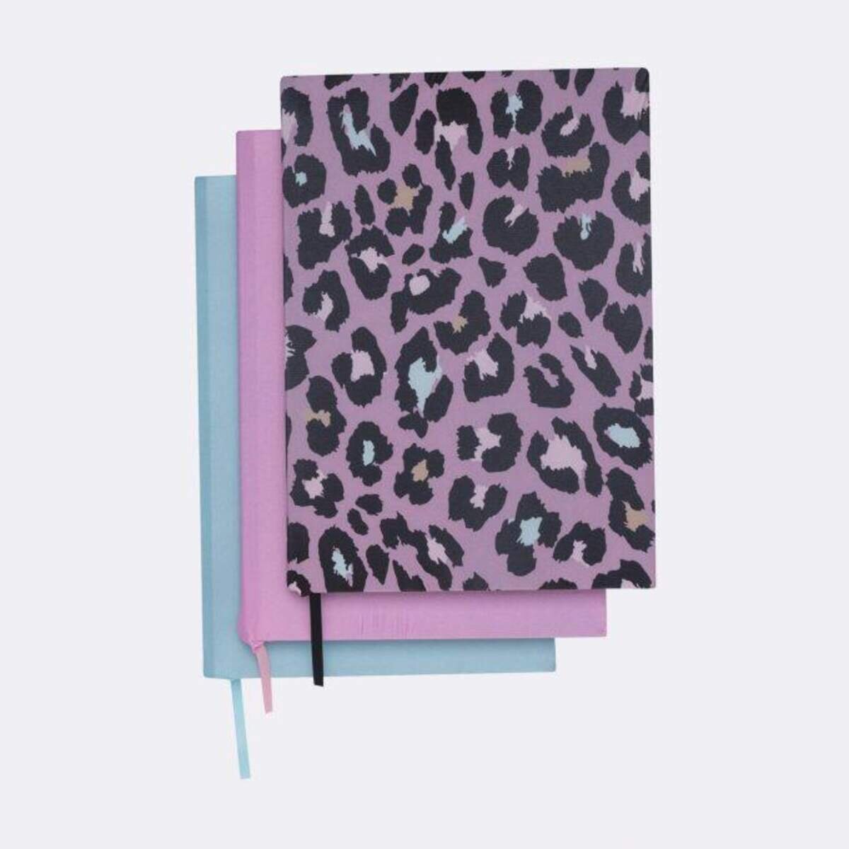Beckmann Elastischer Buchumschlag 3 Stück - Dark Safari, Purple, Mint