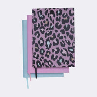 Beckmann Buchumschläge BM 3er Dark Safari, Purple, Mint - Produktansicht bei Farbe und mehr