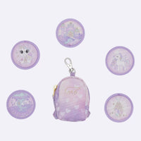 Beckmann Schulrucksack-Set Classic Maxi Set, Unicorn Princess Purple