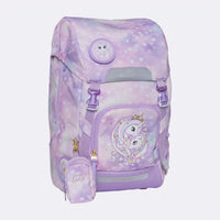 Beckmann Schulrucksack-Set Classic Maxi Set, Unicorn Princess Purple
