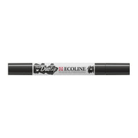 Ecoline Duotip Marker Schwarz 700
