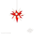 Stern i4 weiß/rot, ca. 40cm, Papier