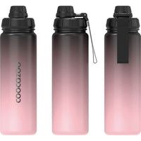 Coocazoo Isolierte Edelstahl-Trinkflasche, Gradient Rose