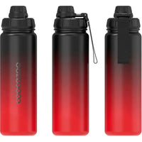 Isolierte Edelstahl-Trinkflasche, Gradient Red - Detailansicht