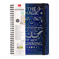 SPIRAL-BOUND NOTEBOOK - LINIERTES HEFT MIT SPIRALBINDU - MOTH